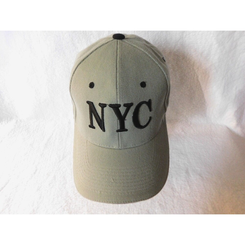 NYC New York City Baseball Hat Unisex Adjustable Gray Strapback by JT